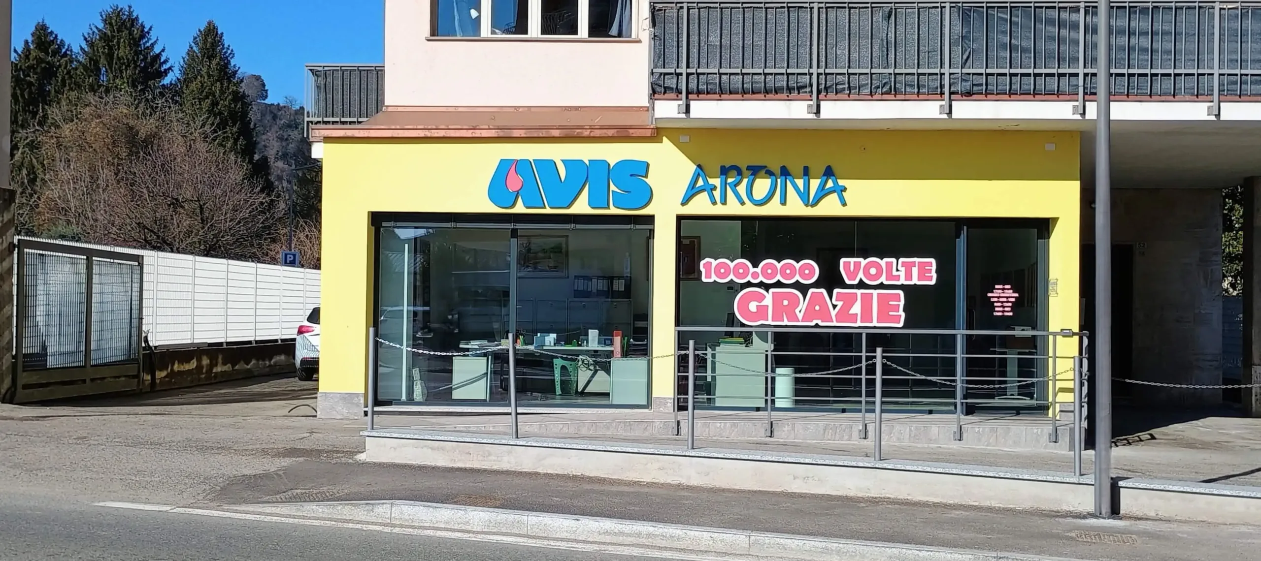 Sede AVIS Arona in Via Vittorio Veneto